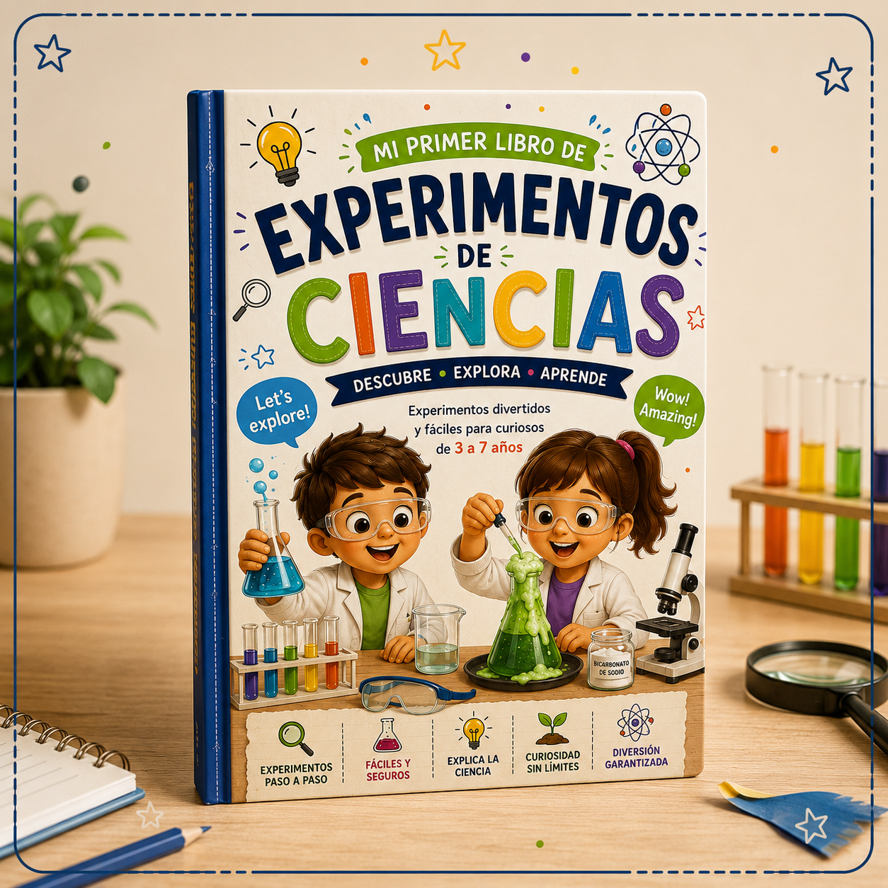 Mi Primer Laboratorio - Experimentos seguros y divertidos🧪