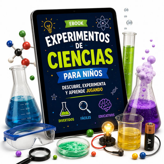 Mi Primer Laboratorio: 30 Experimentos 100% Seguros que Todo Niño Puede Hacer Solo🧪